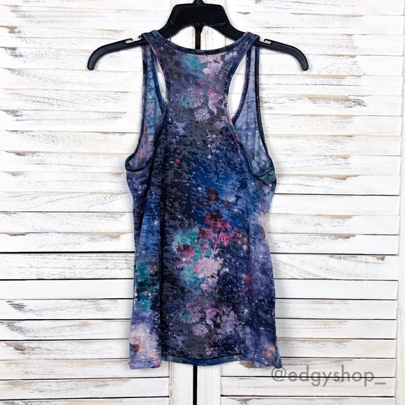[dELiA*s] Galaxy Floral Burnout Tank Top - Picture 3 of 5